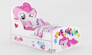 Кровать для девочки Little Pony Пинки Пай/Искорка (Твайлайт)