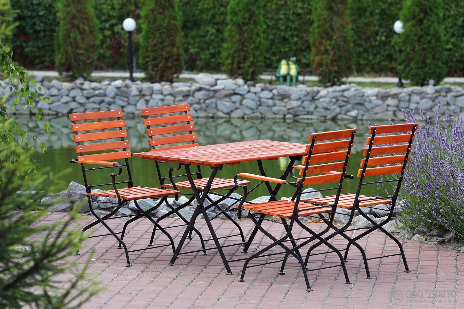 Уличные столы и стулья для кафе