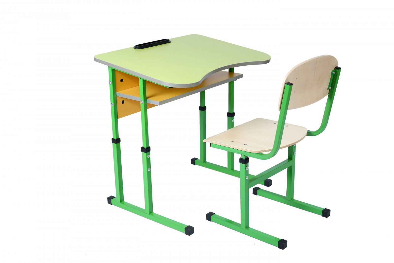 Комплект ученической мебели №3 (2-местный, регулируемый, пластик)