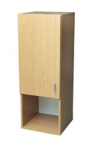 Пенал низкий с дверями и нишей (29906)