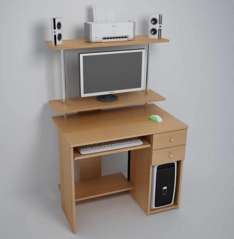 Компьютерный стол С830 - ольха