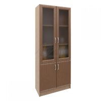 Шкаф файловый закрытый со стеклом Консул