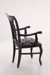 Дерев'яна кам'яний стілець Валенсія з підлокітниками фото Дніпрі, Миколаєві