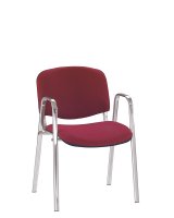 Офісні стільці ISO w chrome